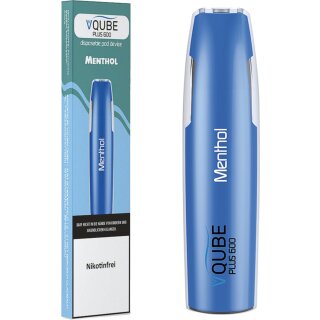 VQUBE E-Shisha Plus 600 Menthol 0mg/ml