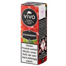 VIVO E-Liquid Strawberry (Erdbeere)10ml 6mg/ml