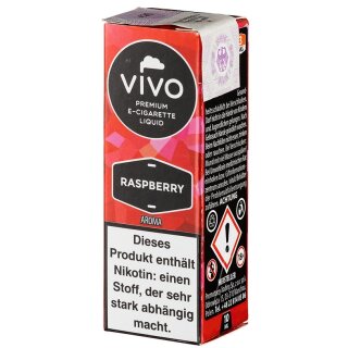 VIVO E-Liquid Raspberry (Himbeere) 10ml 6mg/ml