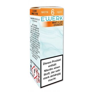 EWERK E-Liquid  What a Life (Erdbeere) 10ml