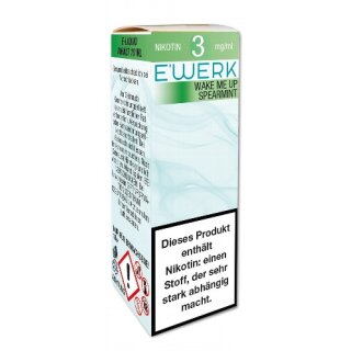 EWERK E-Liquid Wake Me Up (Spearmint) 10ml