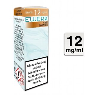 EWERK E-Liquid 7Mix (Tobacco) 10ml 12mg/ml