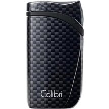 COLIBRI Zigarrenfeuerzeug Falcon II  Carbondesign schwarz