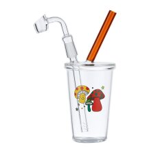 Bong Glas Oil Banger Pilze 20cm