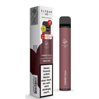 ELFBAR E-Shisha 600 Cherry Cola 20mg/ml