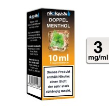 NIKOLIQUIDS E-Liquid Doppel Menthol 10ml 3mg/ml