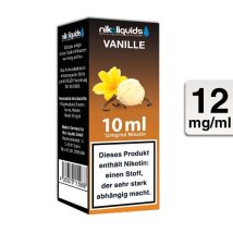 NIKOLIQUIDS E-Liquid Vanille 10ml 12mg/ml