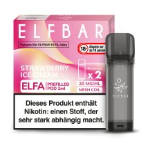 ELFBAR Elfa Liquidpod Strawberry Ice Cream 20mg/ml 2er