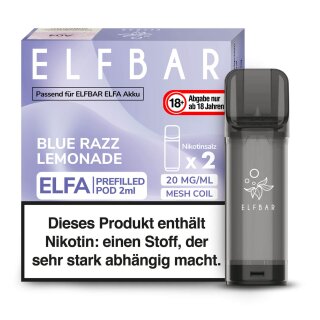 ELFBAR Elfa Liquidpod Blue Razz Lemonade 20mg/ml 2er