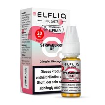 ELFBAR Elfliq Liquid Nic Salts Strawberry Ice 10ml 20mg/ml