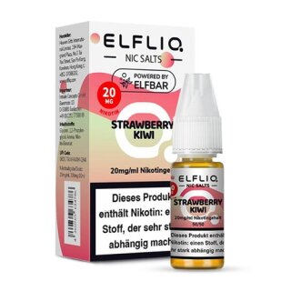 ELFBAR Elfliq Liquid Nic Salts Strawberry Kiwi 10ml 20mg/ml