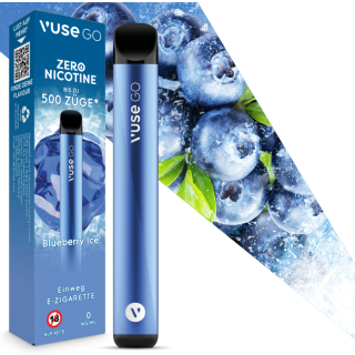 E-Zigarette VUSE Go 1000 Einweg Blueberry Ice 0mg