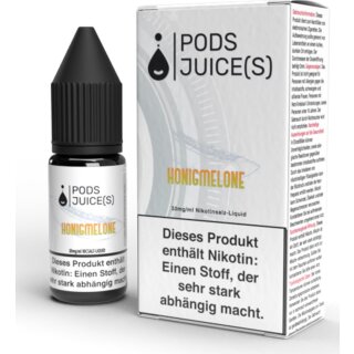 Pods Juice(s) Nikotinsalz Liquid Honigmelone 10mg/ml 10ml