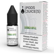 Pods Juice(s) Nikotinsalz Liquid Grüner Apfel...
