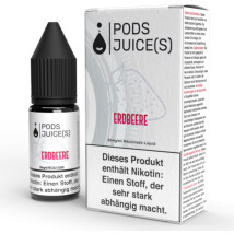 Pods Juice(s) Nikotinsalz Liquid Erdbeere 20mg/ml 10ml