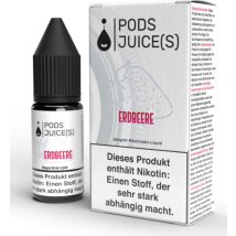 Pods Juice(s) Nikotinsalz Liquid Erdbeere 10mg/ml 10ml