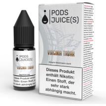Pods Juice(s) Nikotinsalz Liquid Virginia Tabak 20mg/ml 10ml