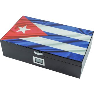 Humidor Cuba Flag