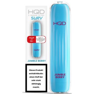 HQD Surv Einweg E-Shisha Jumble Berry 18mg/ml