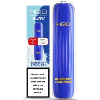 HQD Surv Einweg E-Shisha Blueberry Lemonade 18mg/ml