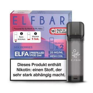 ELFBAR Elfa Liquidpod Mix Berries 20mg/ml 2er