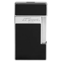 St.Dupont Feuerzeug Slimmy Shiny Black Chrome Lacquer 028001