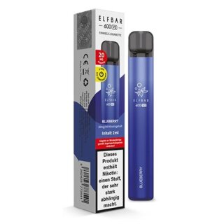 ELFBAR E-Shisha V2 Blueberry 20mg/ml