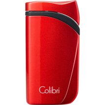 COLIBRI Zigarrenfeuerzeug Falcon rot metallic