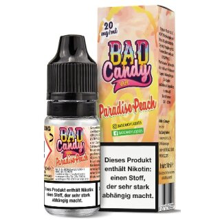 BAD CANDY Liquid Paradise Peach (Pfirsich, Maracuja) 20mg/ml 10ml