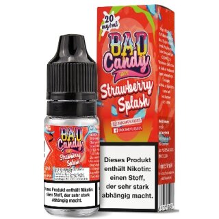 BAD CANDY Liquid Strawberry Splash (Erdbeere, Zitrone) 20mg/ml 10ml