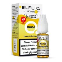 ELFBAR Elfliq Liquid Nic Salts Mango 10ml 20mg/ml