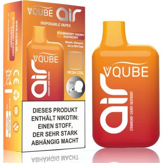 VQUBE E-Shisha Air Strawberry Cherry Raspberry 20mg/ml