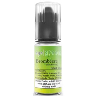 EGO GREEN E-Liquid Brombeere 10ml