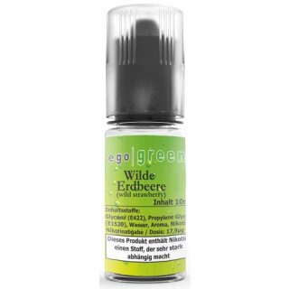 EGO GREEN E-Liquid Wilde Erdbeere 10ml