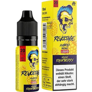 REVOLTAGE E-Liquid Yellow Raspberry 10ml 20mg/ml