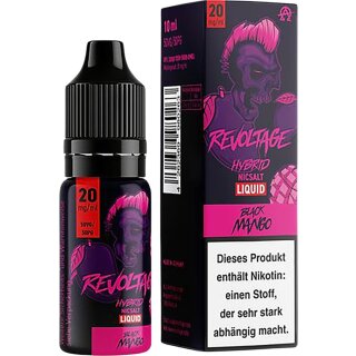 REVOLTAGE E-Liquid Black Mango 10ml 20mg/ml