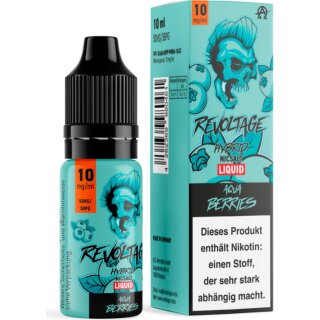 REVOLTAGE E-Liquid Aqua Berries 10ml 10mg/ml