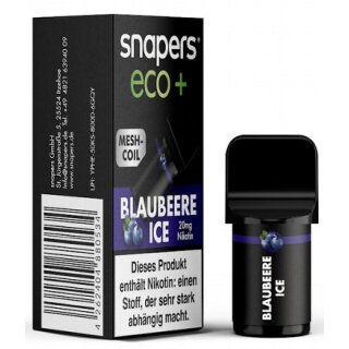 Snapers Eco+ Liquidpod Blaubeere Ice 20mg/ml