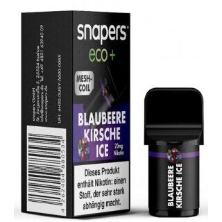 Snapers Eco+ Liquidpod Blaubeere Kirsche Ice 20mg/ml