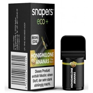 Snapers Eco+ Liquidpod Honigmelone Ananas 20mg/ml