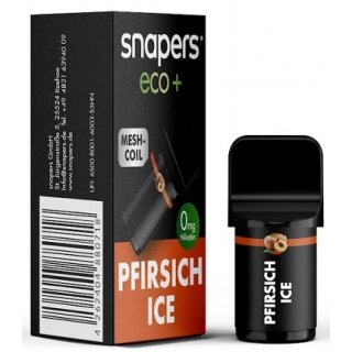 Snapers Eco+ Liquidpod Pfirsich Ice 0mg/ml