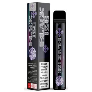 187 Einweg E-Shisha Black Ize (Brombeere, Ice) 20mg