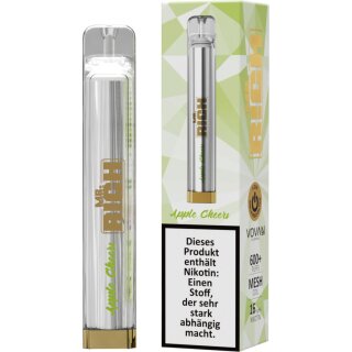 Mr.Rich Einweg E-Shisha Apple Cheers 16mg/ml