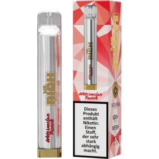 Mr.Rich Einweg E-Shisha Watermelon Punch 16mg/ml