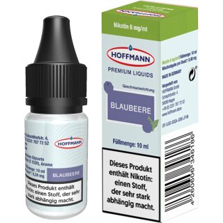 Hoffmann E-Liquid Blaubeere 10ml 6mg/ml