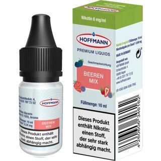 Hoffmann E-Liquid Beeren Mix 10ml 6mg/ml