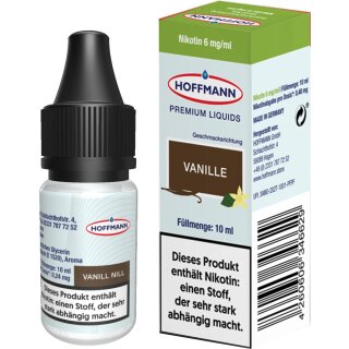 Hoffmann E-Liquid Vanill Nill 10ml 6mg/ml