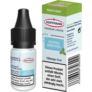 Hoffmann E-Liquid Doppel Menthol 10ml 6mg/ml