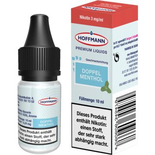 Hoffmann E-Liquid Doppel Menthol 10ml 3mg/ml