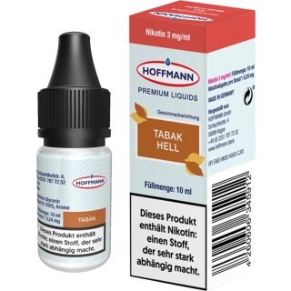 Hoffmann E-Liquid Tabak 10ml 3mg/ml